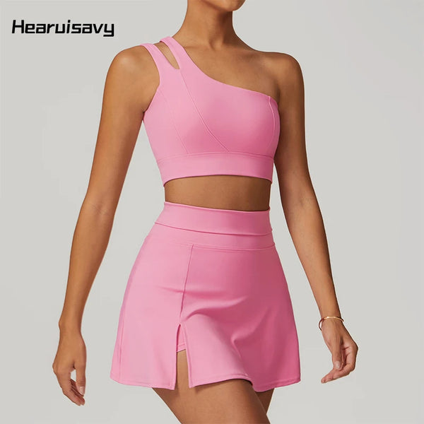 Hearuisavy 2pc Skirt and Top Set for Esports or Tennis