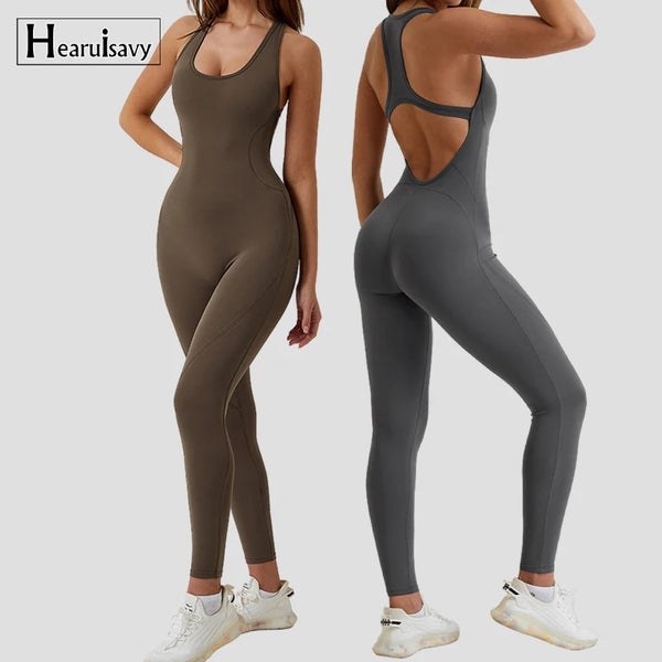 Women's Sports Gym Set One Piece Training Yoga Clothes Fitness Set