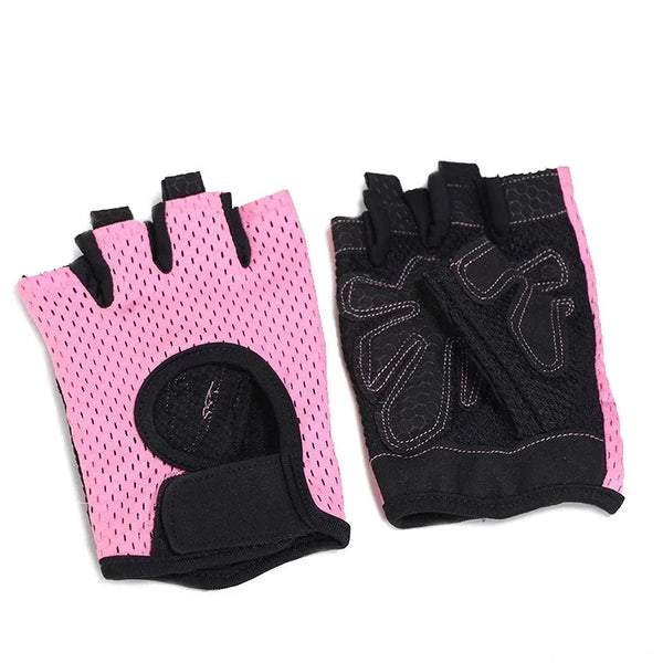 Women's professional fingerless cycling gloves